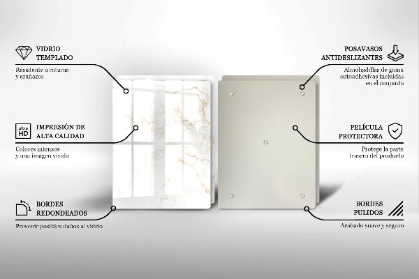 Tocător de bucătărie Piatra de marmura eleganta