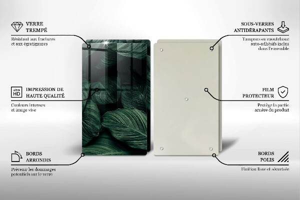 Tocător de bucătărie Frunze întunecate