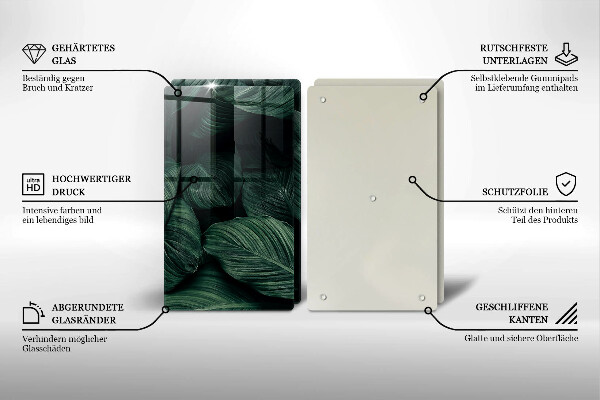 Tocător de bucătărie Frunze întunecate