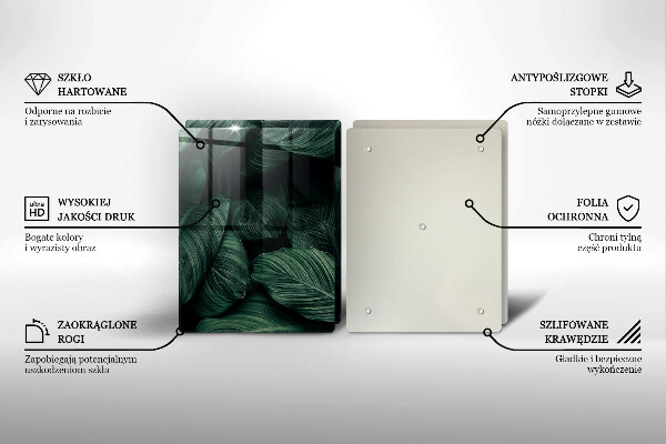 Tocător de bucătărie Frunze întunecate