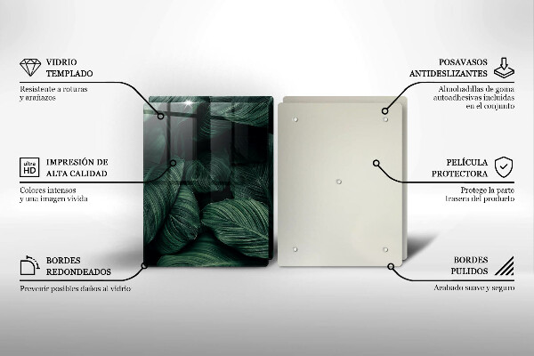 Tocător de bucătărie Frunze întunecate