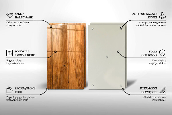 Tocător de bucătărie Scanduri de lemn