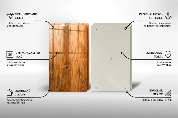 Tocător de bucătărie Scanduri de lemn