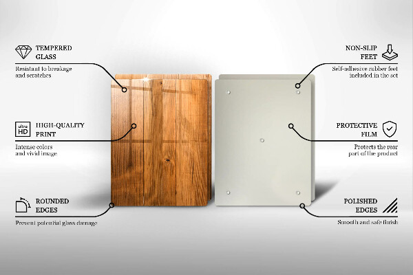 Tocător de bucătărie Scanduri de lemn