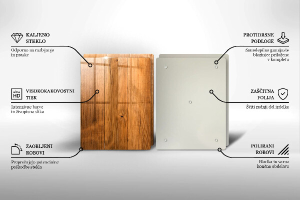 Tocător de bucătărie Scanduri de lemn