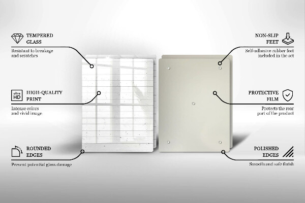 Tocător de bucătărie Placi moderne luminoase