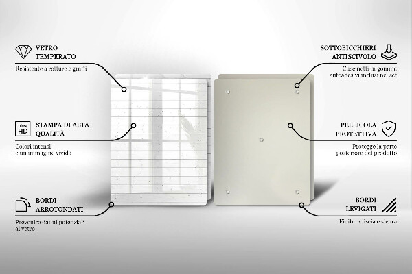 Tocător de bucătărie Placi moderne luminoase