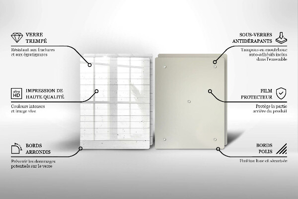 Tocător de bucătărie Placi moderne luminoase