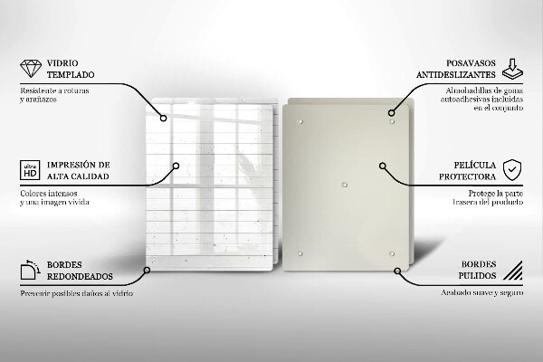 Tocător de bucătărie Placi moderne luminoase