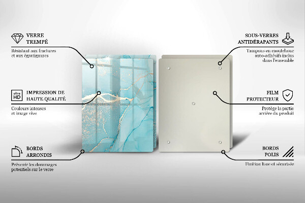 Tocător de bucătărie Abstracția pietrei