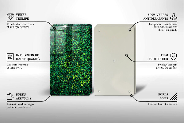 Tocător de bucătărie Planta cu frunze mici