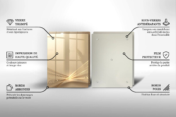 Tocător de bucătărie Abstracția modernă