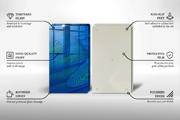 Tocător de bucătărie Pene de păsări