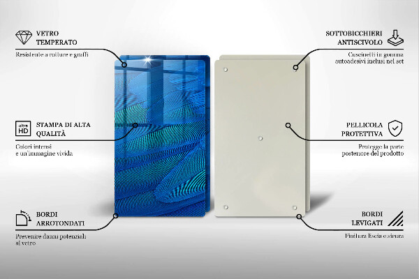 Tocător de bucătărie Pene de păsări