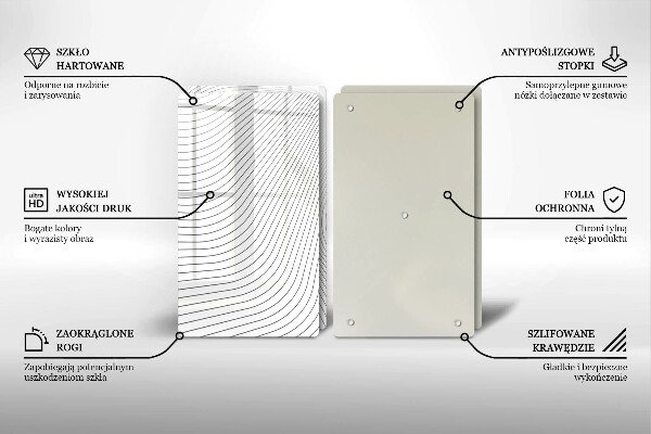 Tocător de bucătărie Model de linii moderne