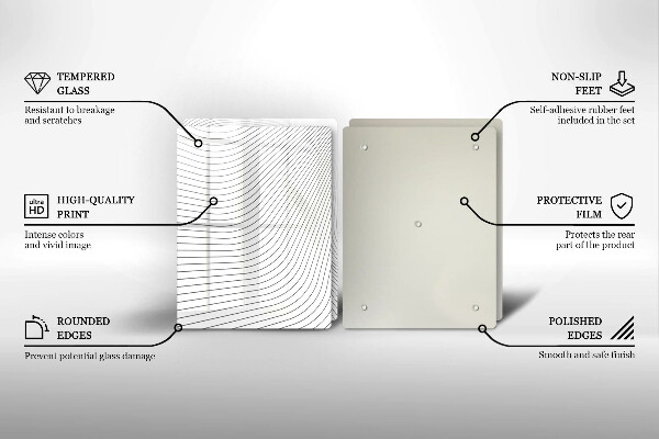Tocător de bucătărie Model de linii moderne