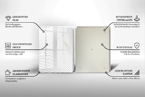 Tocător de bucătărie Model de linii moderne