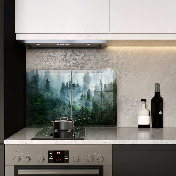 Tocător de bucătărie Pădure în ceață