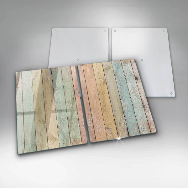 Tocător de bucătărie Plăci vintage colorate