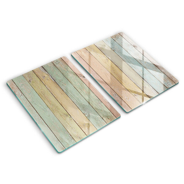 Tocător de bucătărie Plăci vintage colorate