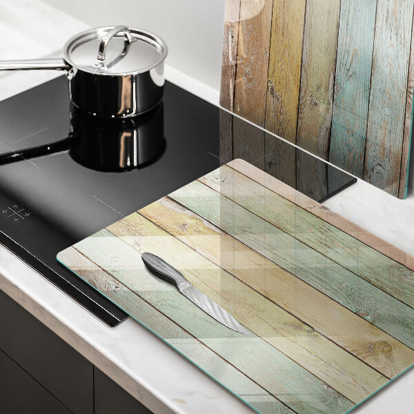 Tocător de bucătărie Plăci vintage colorate