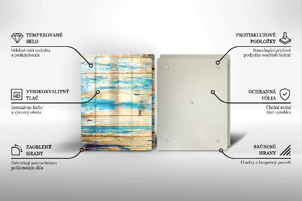 Tocător de bucătărie Scânduri retro din lemn