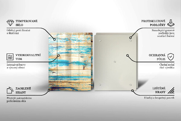 Tocător de bucătărie Scânduri retro din lemn