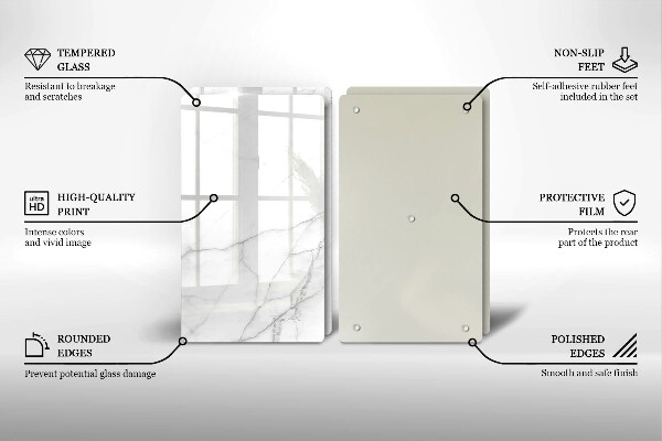 Tocător de bucătărie Fundal de piatră de marmură