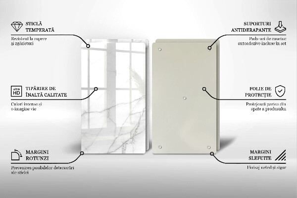 Tocător de bucătărie Fundal de piatră de marmură