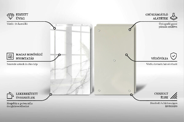 Tocător de bucătărie Fundal de piatră de marmură