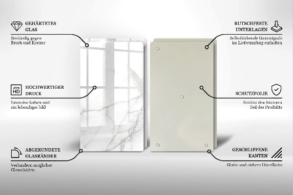 Tocător de bucătărie Fundal de piatră de marmură