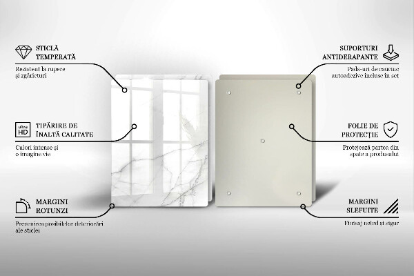 Tocător de bucătărie Fundal de piatră de marmură