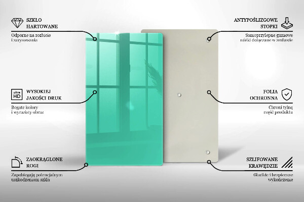 Tocător din sticlă Culoarea verde