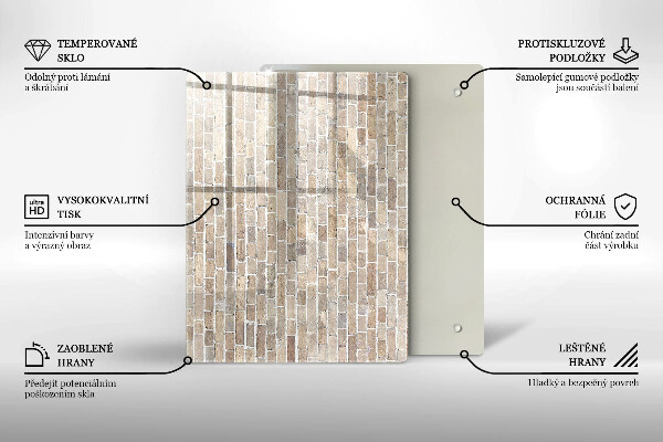 Tocător din sticlă culoare rosie