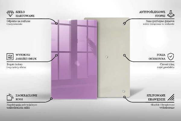 Tocător din sticlă Culoare violet