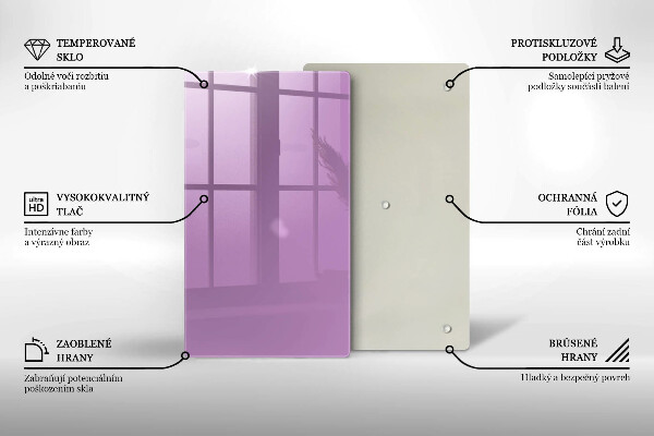 Tocător din sticlă Culoare violet