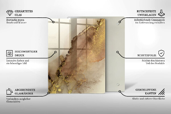 Tocător din sticlă Culoare violet