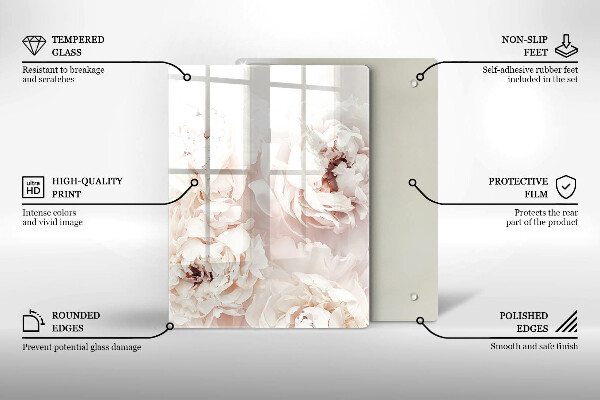 Tocător din sticlă Galben