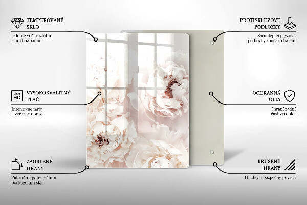 Tocător din sticlă Galben