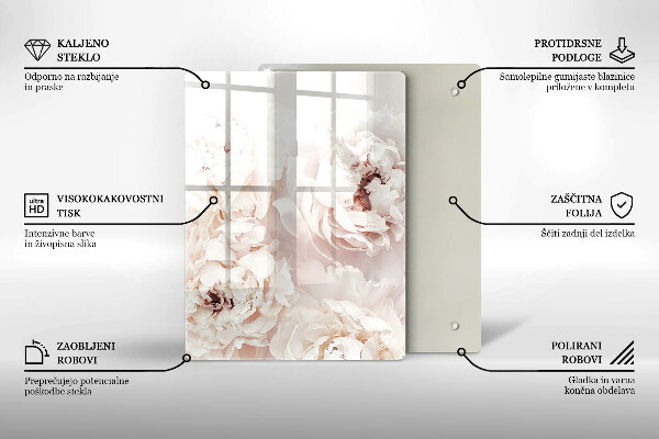 Tocător din sticlă Galben