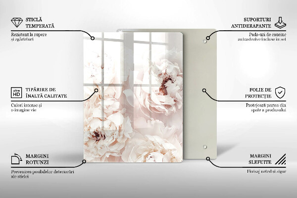 Tocător din sticlă Galben