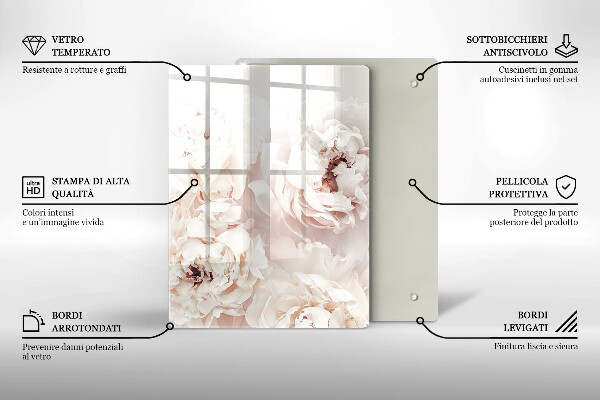 Tocător din sticlă Galben