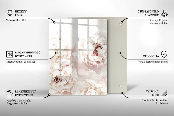 Tocător din sticlă Galben