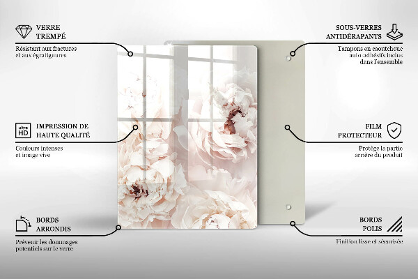 Tocător din sticlă Galben