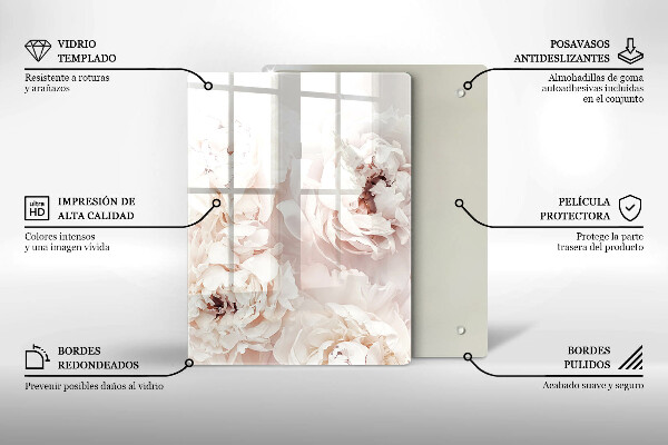 Tocător din sticlă Galben