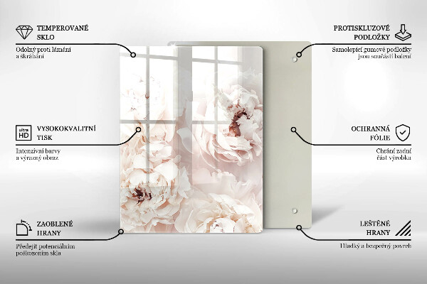 Tocător din sticlă Galben