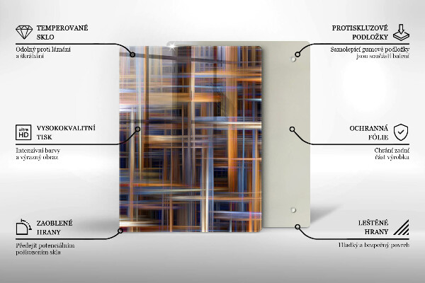 Tocător din sticlă Galben