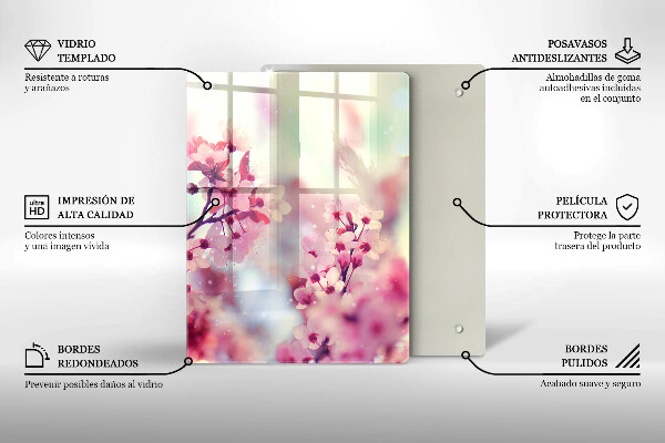 Tocător de bucătărie Scândură din lemn de culoare închisă