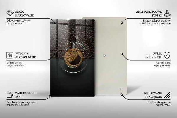 Tocător de bucătărie Cafea și fasole