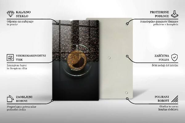 Tocător de bucătărie Cafea și fasole